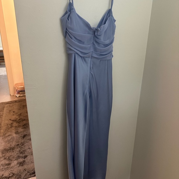 COPY - House of CB dress teia satin and georgette corset midi dress - Picture 9 of 14